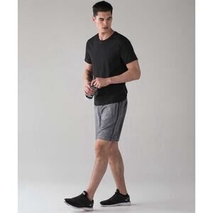 Lululemon Men’s Large Pace Break Short 9” Graphite Grey Swift Ultra Fabric Liner